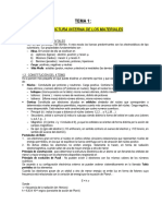 Estructura interna de los materiales: átomos, enlaces y estructura cristalina