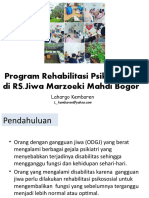 Program Rehabilitasi Psikososial Di RSMM Bogor (DR Lahargo Kembaren, SPKJ)