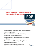 Bases Teóricas y Losó Cas de La Formación de Las Competencias