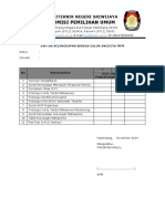 CEKLIST ANGGOTA MPM LENGKAP