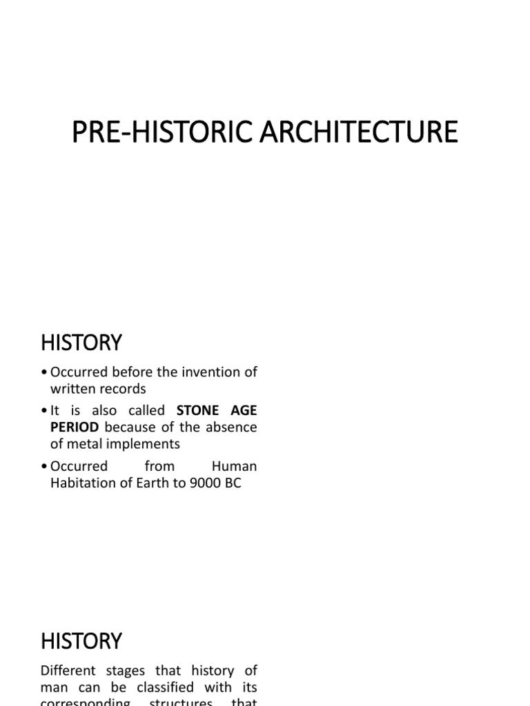 Prehistoric Architecture Overview | PDF | Neolithic | Stonehenge