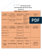 Horarios 2020 Plan Covid 19