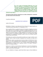 Documentos Bolivarianos