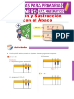 Adición y Sustracción Con El Ábaco para Primero de Primaria PDF