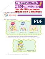 Problemas Con Conjuntos para Niños para Primero de Primaria PDF