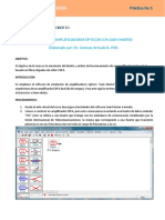 LLANO CATOTA EDGAR ROBERTO - PRACTICA 5. Simulacion de EDFAs Con Gain Master PDF