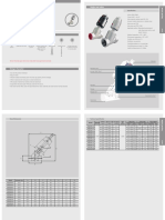 Angle seat valve specification