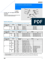Datasheet OMRON E2E Proximidad Cilindrico Inductivo