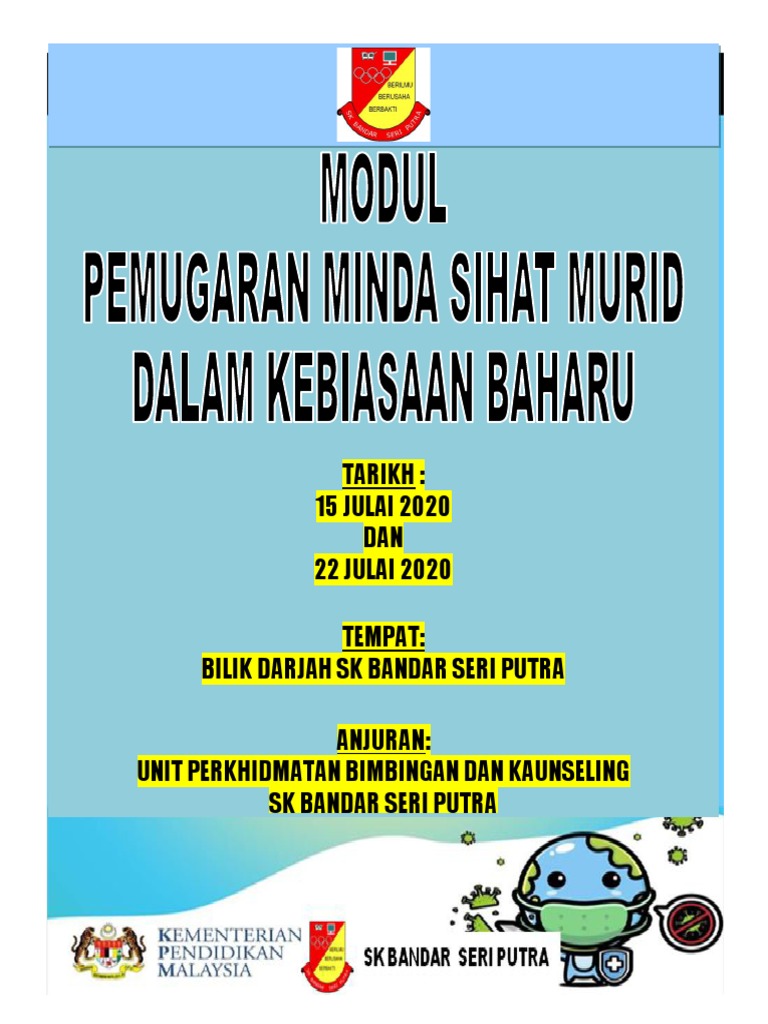 Modul Program Pemugaran Minda Sihat Murid Kebiasaan Baharu Skbsp Pdf Pdf