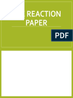 The Reaction Paper