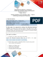 Activities guide and evaluation rubric - Unit 3 - Task 5 - Technology development Production.pdf