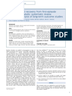 Remission and Recovery From First-Episode Psychosis in Adults: Systematic Review and Meta-Analysis of Long-Term Outcome Studies