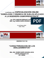 SISMOLOGÍA Y DINÁMICA DE SUELOS - SESIÓN 03 Y 04 (PARTE 02)