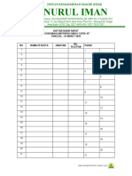 Daftar Hadir Rapat 26 Maret 2020