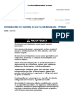 Rendimiento Del Sistema de Aire Acondicionado PDF