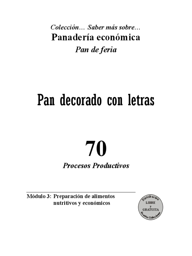 Pan Decorado Con Letras | PDF | Panes | Horneando