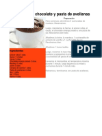 Mug Cakes de Chocolate y Pasta de Avellanas PDF