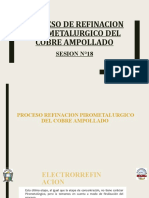SESION N°18 - PROCESO DE REFINACION PIROMETALURGICO DEL COBRE AMPOLLADO