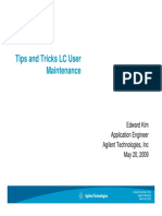 Mantenimiento para HPLC