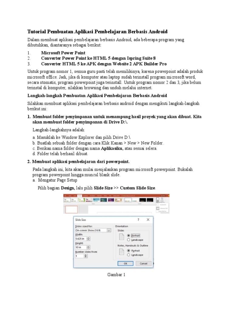 Tutorial Pembuatan Aplikasi Pembelajaran Berbasis Android Dengan Ms ...