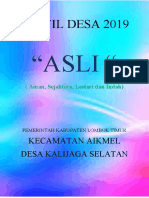 Cover Profil Desa 2019