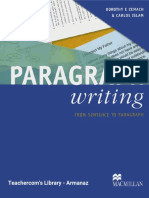 Paragraph Writing From Sentence To Paragraph PDF