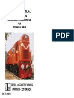 Operating Manual for 3100/2775 HP Indian Railways Diesel Locomotive