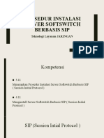 3.11 Prosedur Instalasi Server Softswitch Berbasis SIP