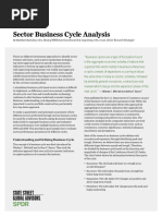 Sector Business Cycle Analysis