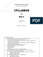 Esp 8 Syllabus - T.darhil