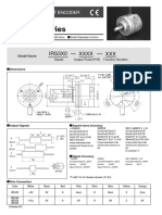 Incremental Shaft Encoder Specs and Dimensions