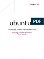 Deploying Ubuntu Enterprise Cloud Training Course Overview