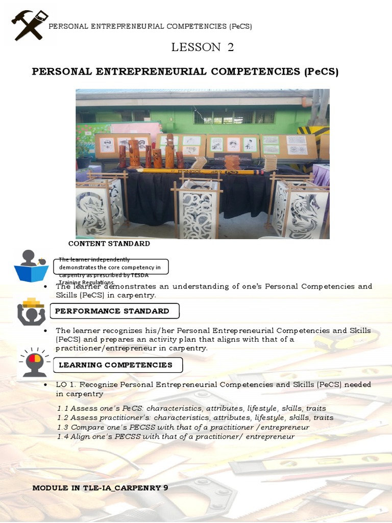 Understanding Personal Entrepreneurial Competencies | PDF ...