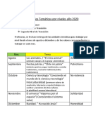 Unidades Temáticas de Agosto A Diciembre 2020