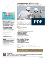 Essential Knowledge in Construction Regulations For Licensed Builders - 12 May 2020 PDF