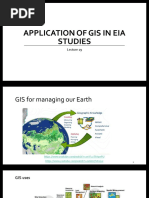 Application of Gis in Eia Studies