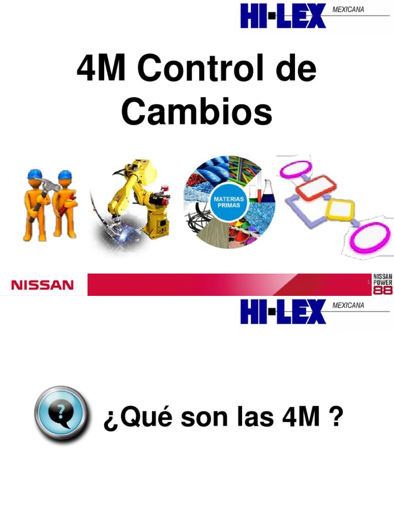 Control de Cambios en 4M: Guía Esencial | PDF