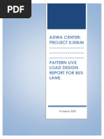 Bus Lane Pattern Live Loading