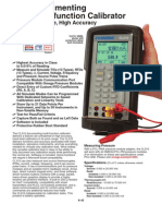 Documenting Multifunction Calibrator: Portable, High Accuracy