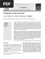 ESSR Knee Ultrasound Guidelines | PDF | Knee | Human Anatomy