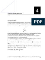 Conceptual Questions: Inematics in WO Imensions