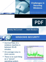 Challenges in Securing Windows