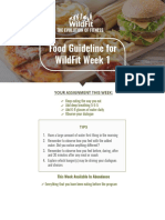 Food Guideline For WildFit Week 1 1 1 PDF