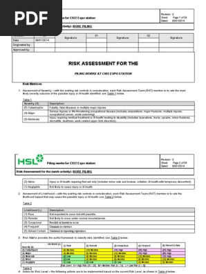 Risk Assessment