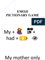 Emoji Pictionary Game