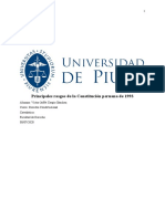 Principales rasgos de la Constitución peruana de 1993