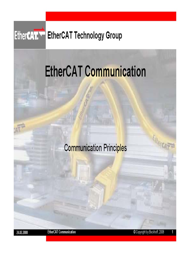 ETherCAT Communication | PDF | Osi Model | Network Topology