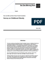 Survey On Childhood Obesity: Summary Document and Chartpack
