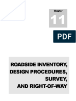 Roadside Inventory, Design Procedures, Survey, and Right-Of-Way