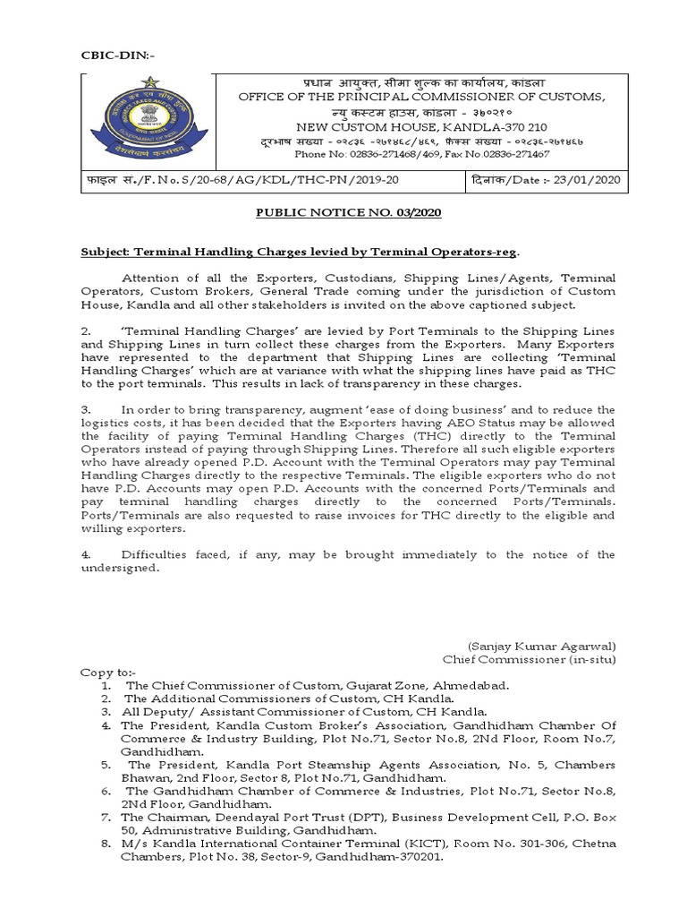 Public Notice 03 - 2020 | PDF | Economies | Business
